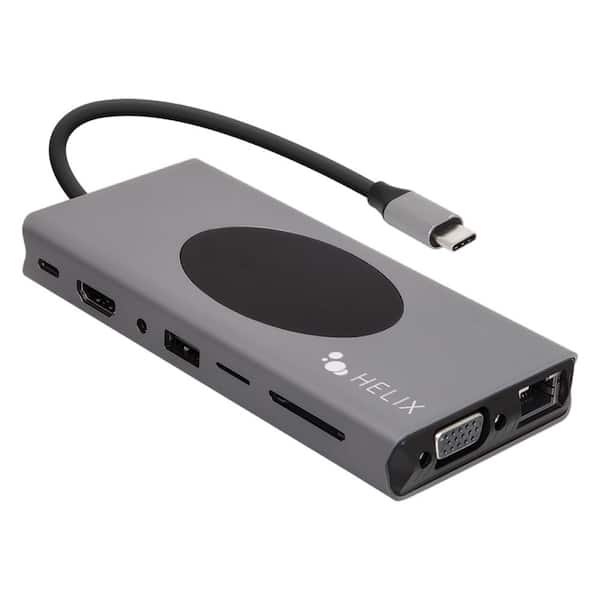 HELIX 15-in-1 USB-C Hub with Wireless Charging