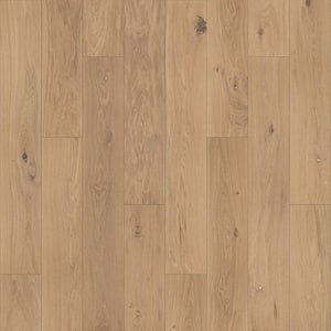Defense+ Beachwood Park Oak 3/8 in. T x 7.5 in. W Waterproof Engineered Hardwood Flooring (24.5 sq.ft/case)