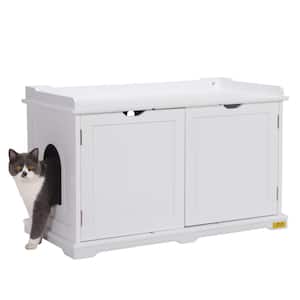 Cat Litter Box Enclosure Furniture, Washroom