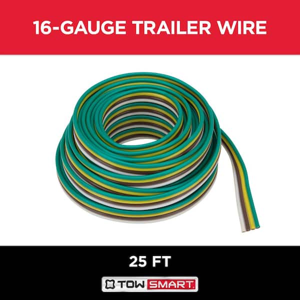 TowSmart 25 ft. Bonded Trailer Wire 1432 - The Home Depot