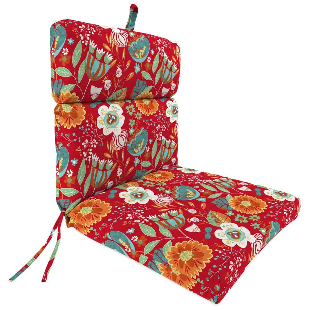22 in. L x 44 in. W x 4 in. T Outdoor Chair Cushion in Avianna Saxony price history on PriceWatchPro