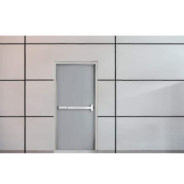 90 Min. Fire-Rated Steel Prehung Commercial Door and Frame with Panic Bar and Hardware, Multiple Sizes Available