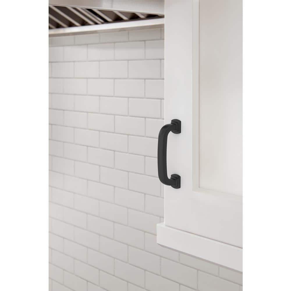 Matte Black 3" Modern Cabinet Drawer Pull