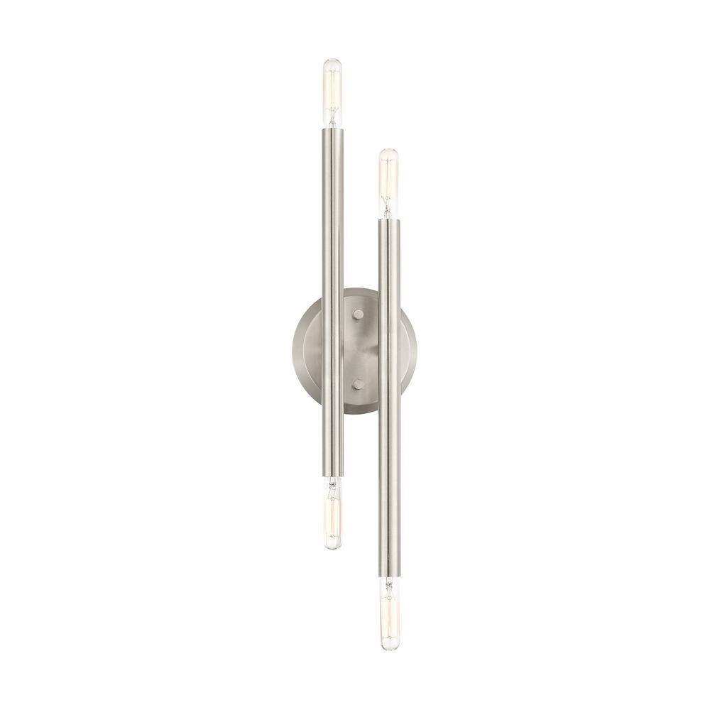 Soho Brushed Nickel 4-Light ADA Compliant Wall Sconce