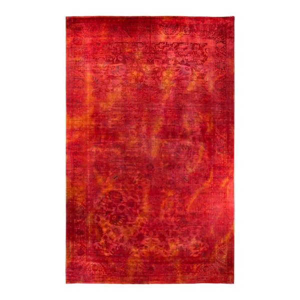 Fine Vibrance, One-of-a-Kind Handmade - Purple, 18 ft. 10 in. x 12 ft. 1 in. Area Rug