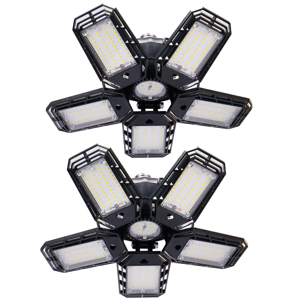 Nersunda LED Deformable Garage Light Shop Light(2-Pack) MH-KC4L8P - The ...