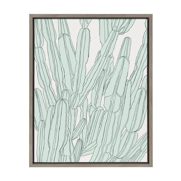 Kate and Laurel Sylvie Scandinavian Framed Canvas Wall Art 24 in. x 18 in.