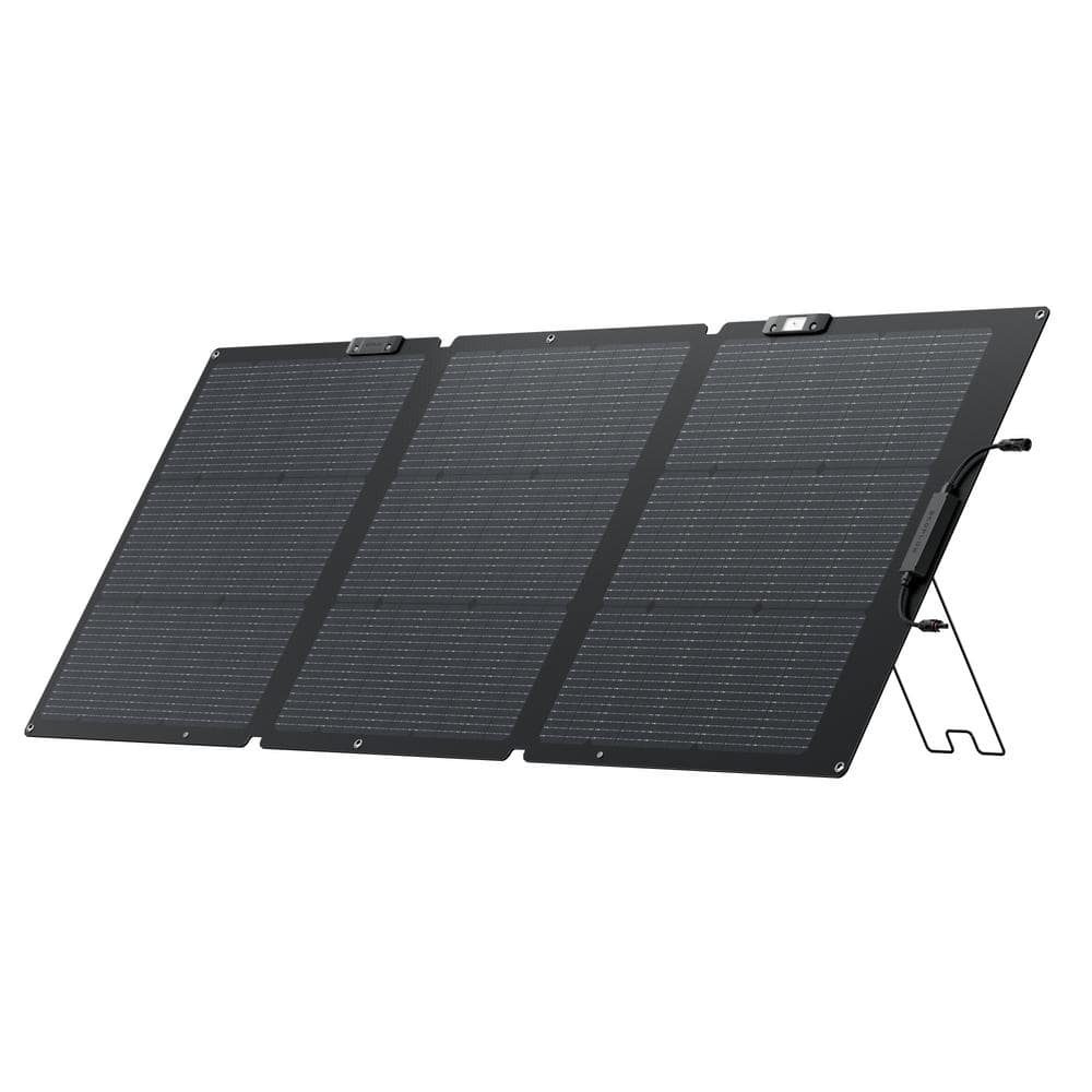 EcoFlow - Foldable  45W Solar Panel - Black