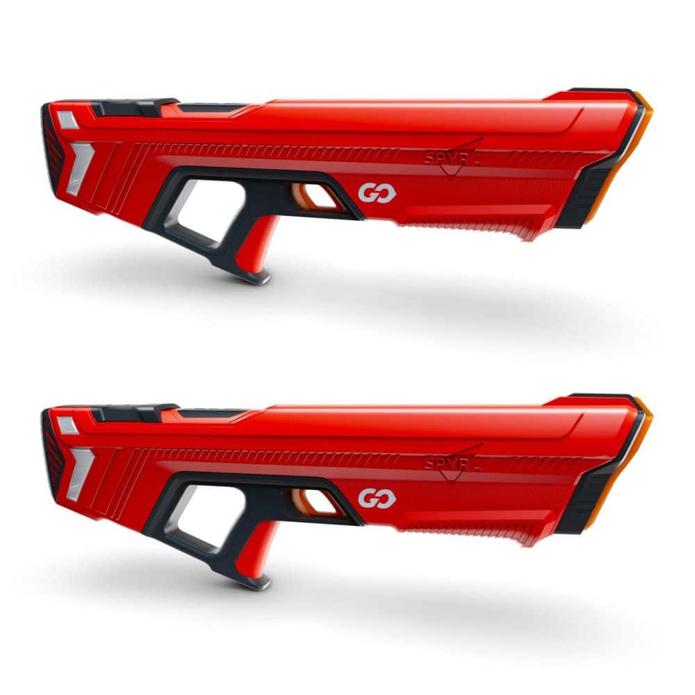 2 Pack Electric Water Blaster, Lightweight Squirt Gun Toy SpyraGO, Red 2 x SPGO1R-HD