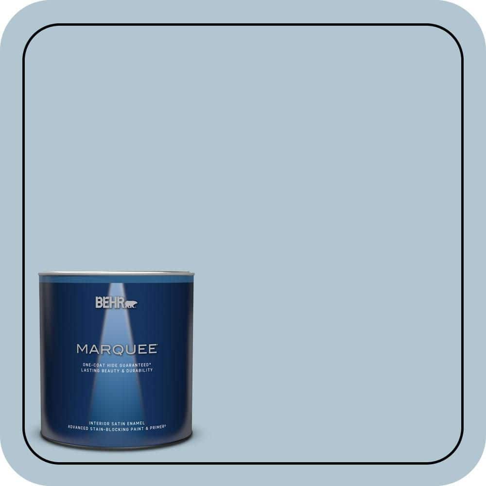 1 qt. #MQ5-50 Opal Waters One-Coat Hide Satin Enamel Interior Paint & Primer price history on PriceWatchPro
