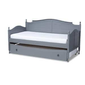 Mara Gray Twin Daybed with Trundle