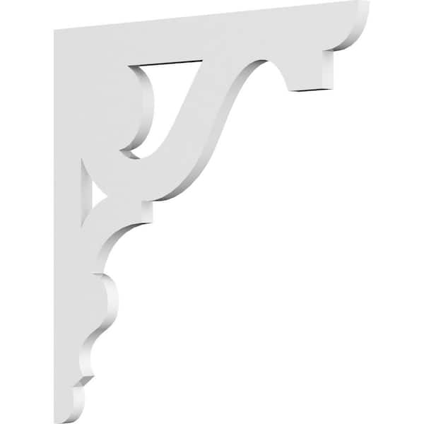 Ekena Millwork 5/8 in. W X 16 in. H X 16 in. D PVC Robin Bracket