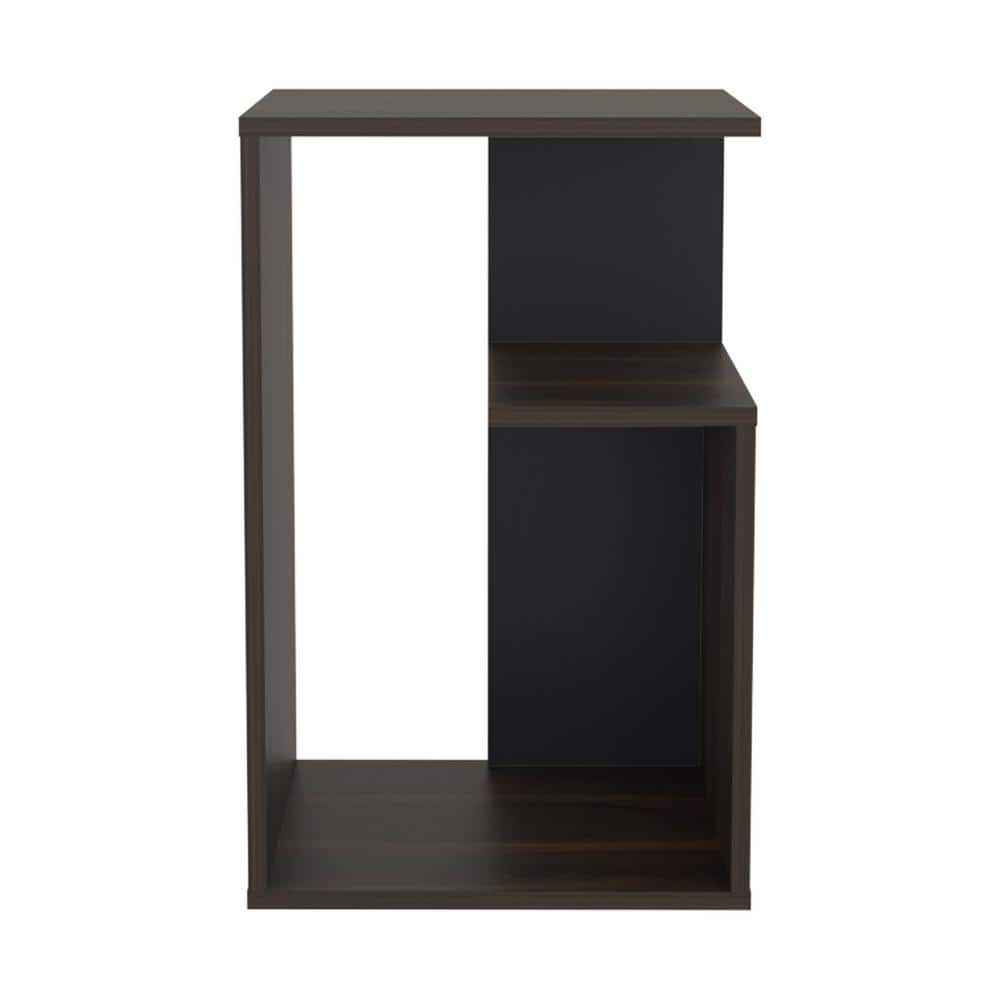 Luxury Quality Modern Dark Oak Particle Board 15.7 in. Decorative Rectangul