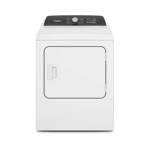 7 cu. ft. White Electric Top Load Moisture Sensing Dryer with Steam
