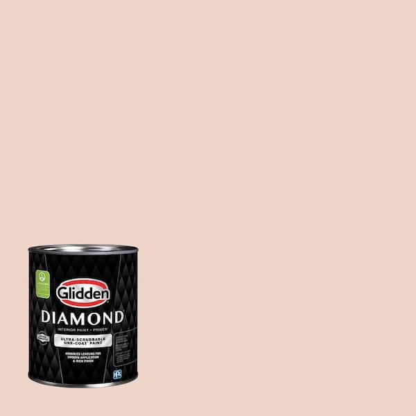Glidden Diamond 1 Qt. PPG1070-2 Blush Beige Flat Interior Paint with Primer
