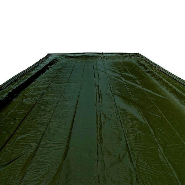 18 x 36 ft. Rectangle RipStopper Winter Swimming above Ground  or in Ground Pool Cover : RIG1836R