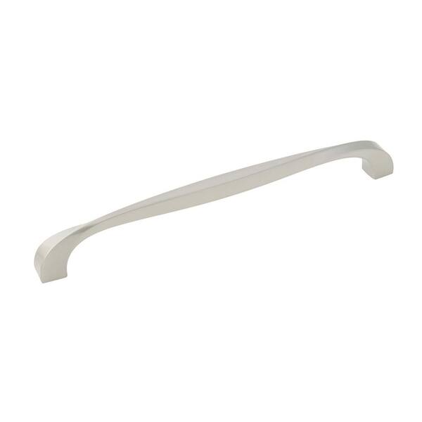 HICKORY HARDWARE Twist 813/16 in. (224 mm) Satin Nickel Pull