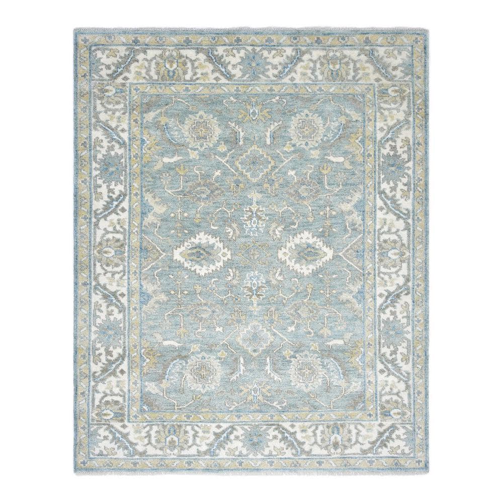 Solo Rugs Winston Blue 3 ft. x 5 ft. Traditional Area Rug S3350
