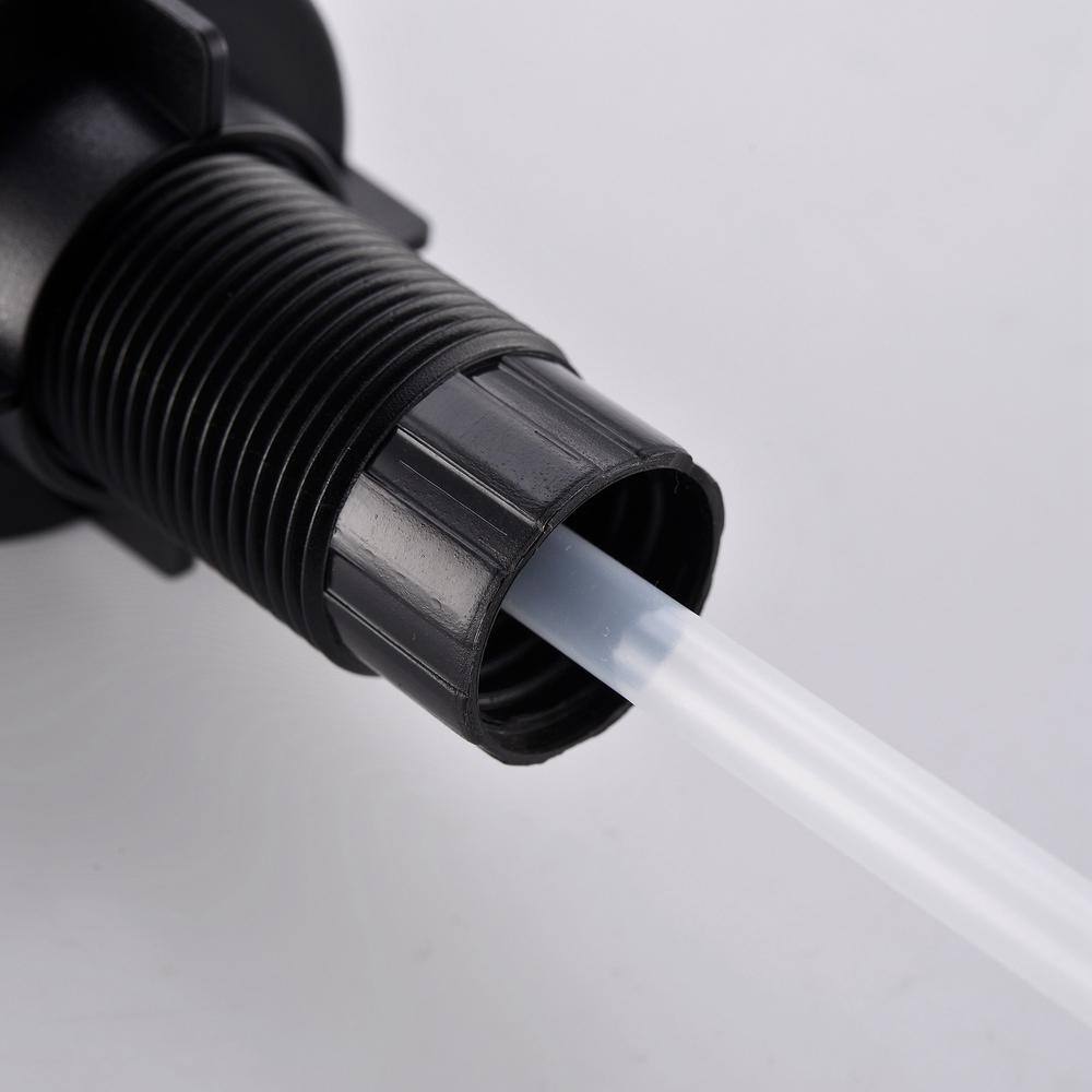 Black Stainless Steel Sink Mounted Soap Dispenser