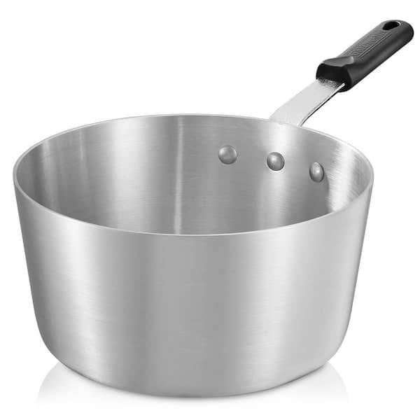 4.5 qt. Aluminum Sauce Pan with Silicone Handle