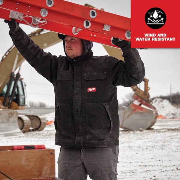 Milwaukee Men's Large Black FREEFLEX Insulated Jacket 256B-L - The