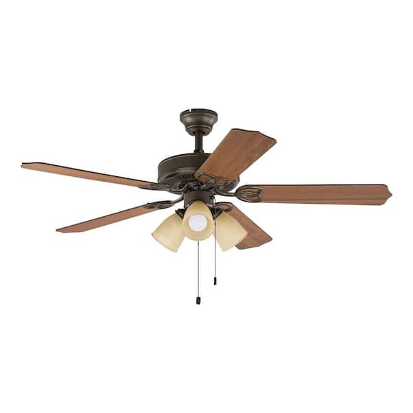 Hampton Bay Brookhurst 52 in. LED Indoor Oil Rubbed Bronze