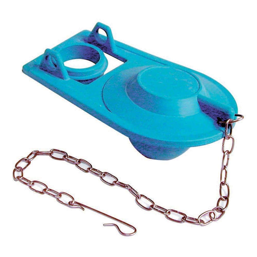 DANCO 2 in. Premium Toilet Tank Flapper in Teal 88442 The Home Depot