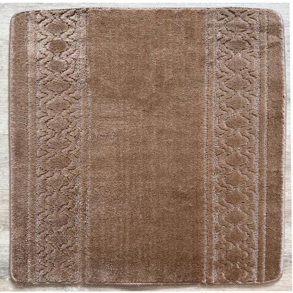 Beige 2 ft. x 3 ft. Trellis Border Design Area Rug