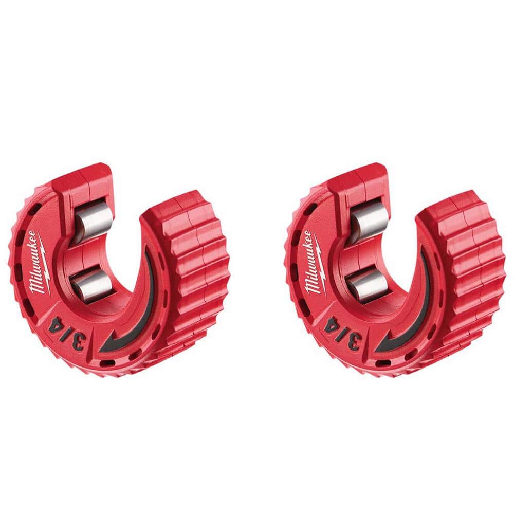 Milwaukee 3/4 in. Close Quarters Tubing Cutter (2Pack) 4822426148224261 The Home Depot