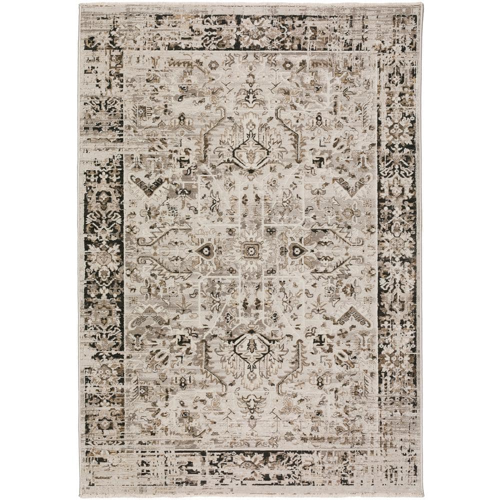 Nelson Gray 9 ft. x 13 ft. 2 in. Vintage Area Rug