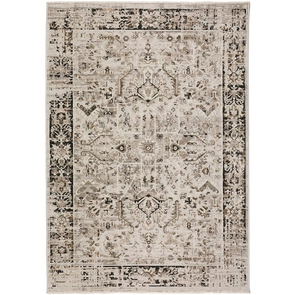 Nelson Gray 9 ft. x 13 ft. 2 in. Vintage Area Rug