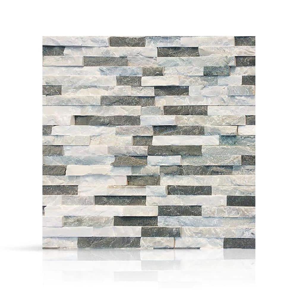 6 in. x 6 in. Sierra Blue Natural Stacked Stone Veneer Siding Sample Swatch price history on PriceWatchPro