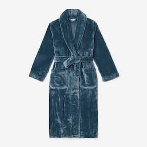 Long Velvet Robe Dressing Gown Warm Bathrobe Velvet Floor 