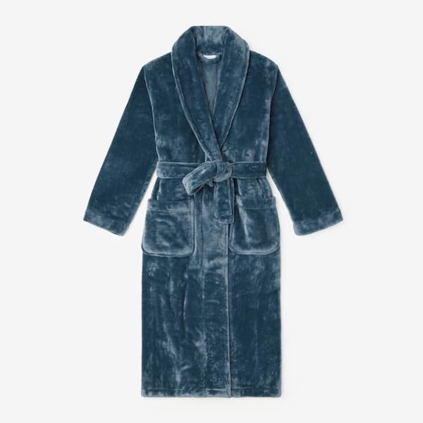 The Company Store Company Plush Family Men's XX-Large Deep Teal Robe