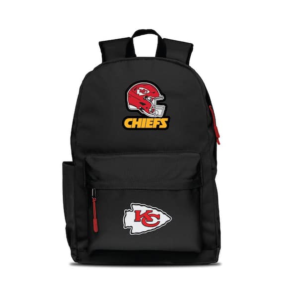 Mojo Kansas City Chiefs 2-Logo 17 in. Black Campus Laptop Backpack