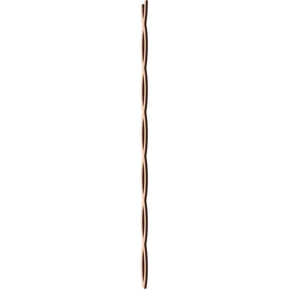 Rakaia 47" Red Oak Decorative Slat Wall Panel Kit with 22 Slats