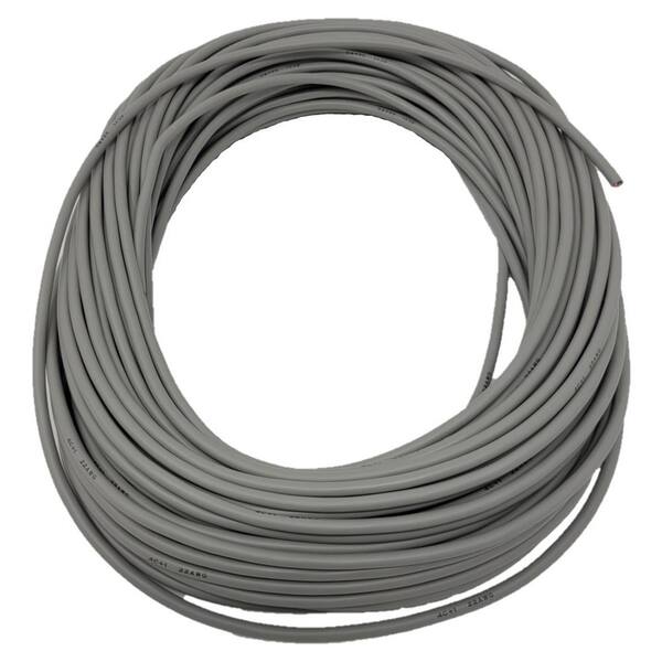 22 GAUGE 4 CONDUCTOR 50 FT WHITE ALARM WIRE STRANDED COPPER HOME SECURITY CABLE 