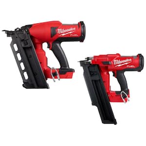 M18 FUEL 18-Volt Lithium-Ion Brushless Cordless Duplex Nailer (Tool Only) with M18 FUEL 21-Degree Framing Nailer