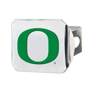 NCAA University of Oregon Color Emblem on Chrome Hitch Cover