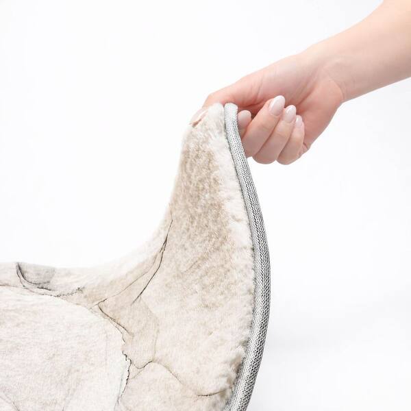 Dream Shag Premium Machine Washable Abstract ADS515 Ivory 9 ft. x 12 ft. Area Rug