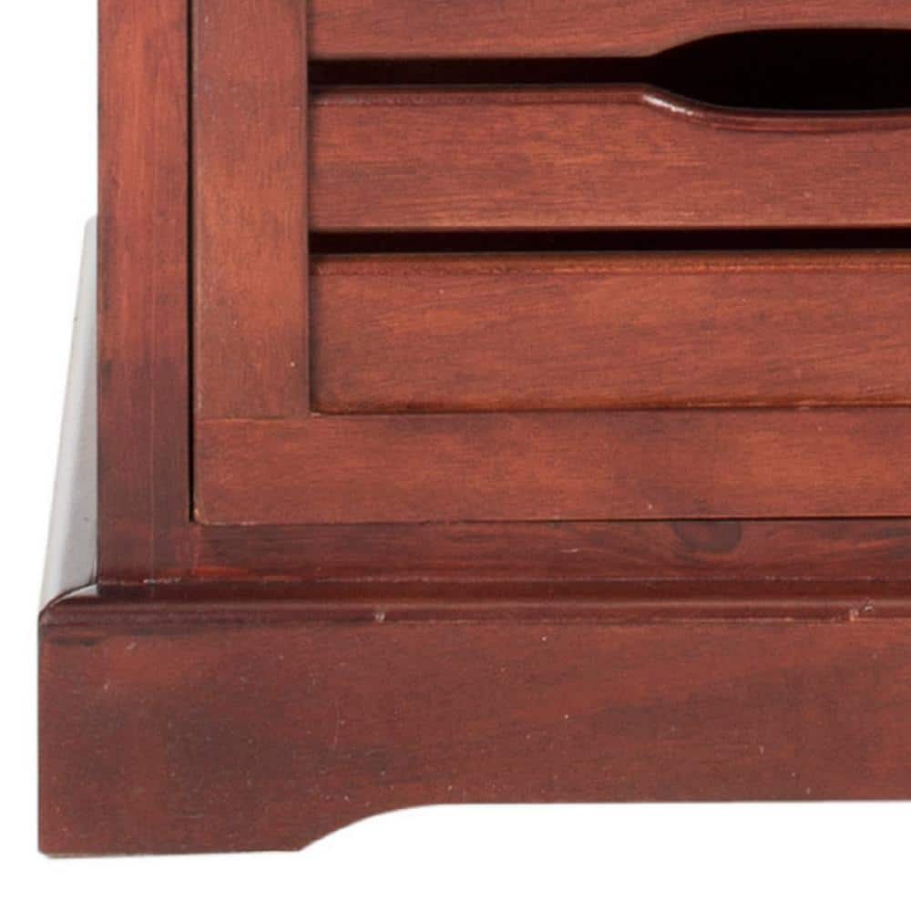 Coastal Charm Cherry Pine 5-Drawer Lingerie Cabinet