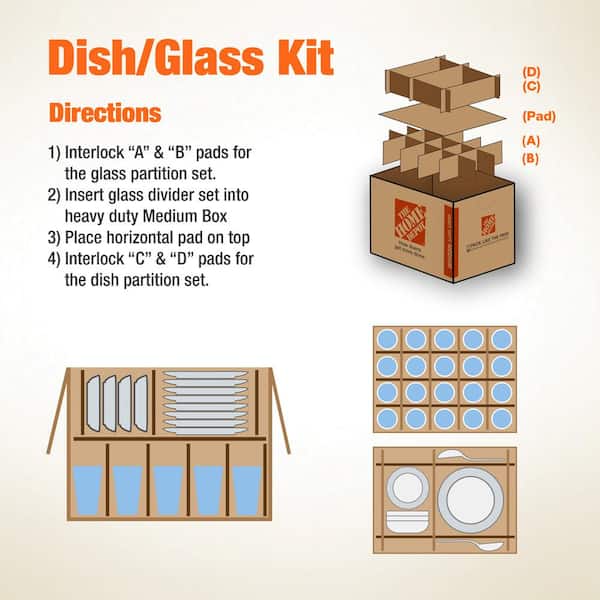 Pratt Retail Specialties Moving Glass Divider Kit 1001017 - The Home Depot
