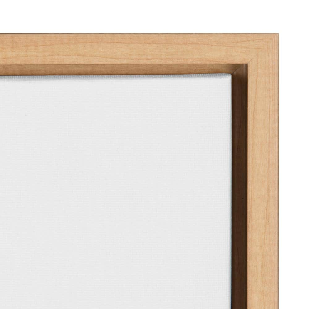 Sylvie Baby Bear Framed Canvas Wall Art for Nursery