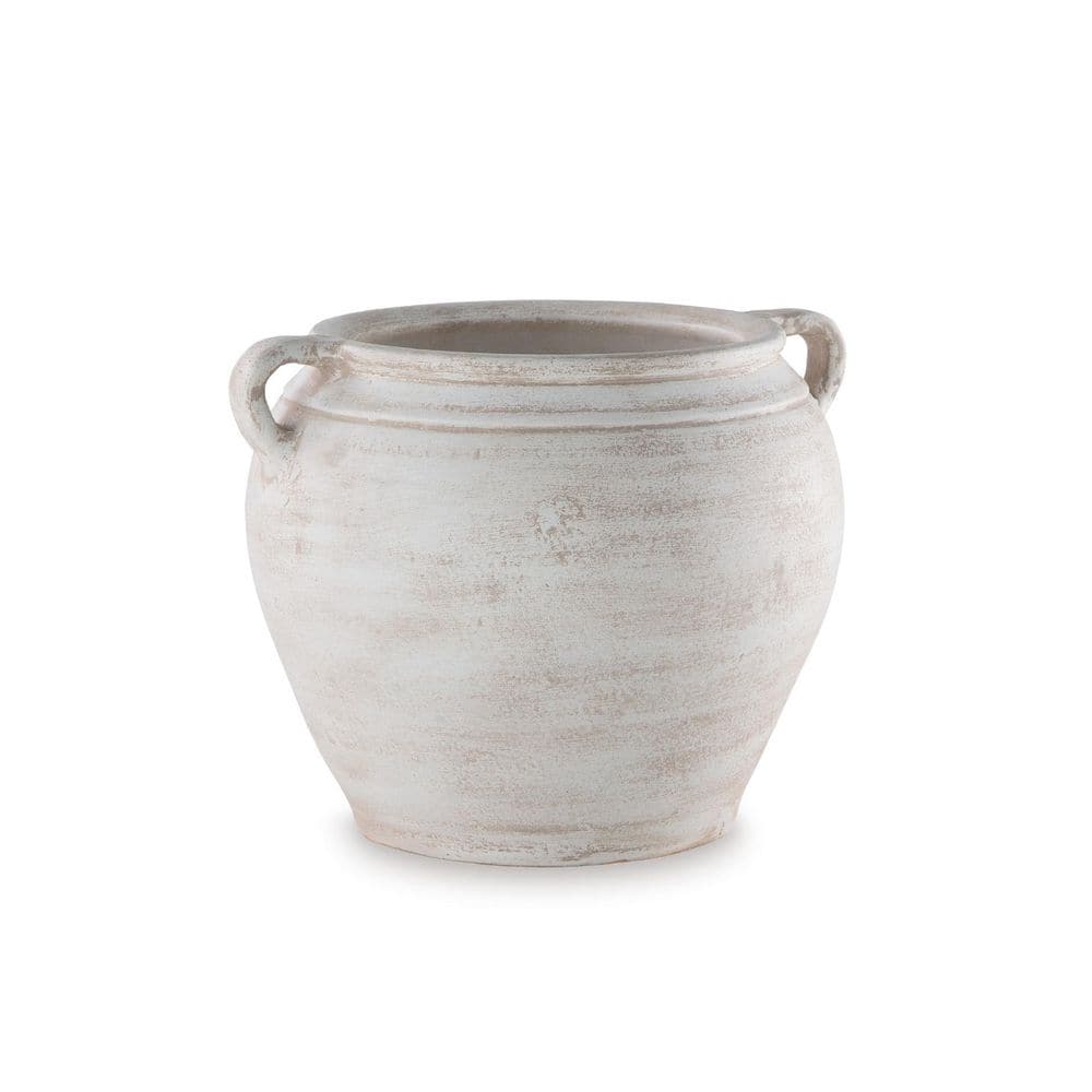 Signature DESIGN BY ASHLEY Meadie 9 in. H White Terra Cotta