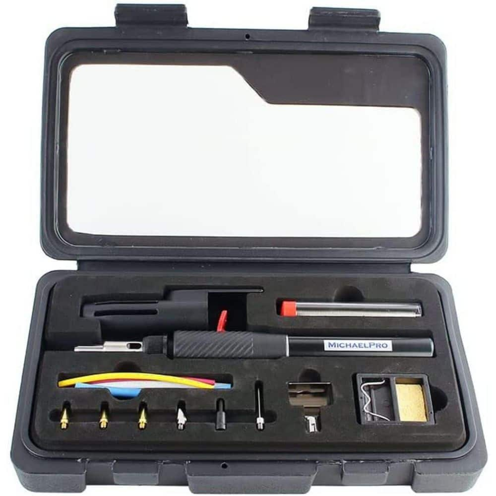 Portable Tool Kit - Includes Soldering Iron, Solder, Wire Stripper