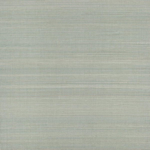 A-Street Prints Mai Aqua Abaca Grasscloth Wallpaper Sample