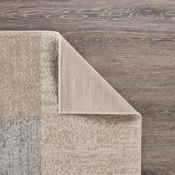 Unbranded - Dante Modern Pastel Multi-Color 7 ft. 9 in. x 9 ft. 5 in. Color Blocks Polypropylene Area Rug