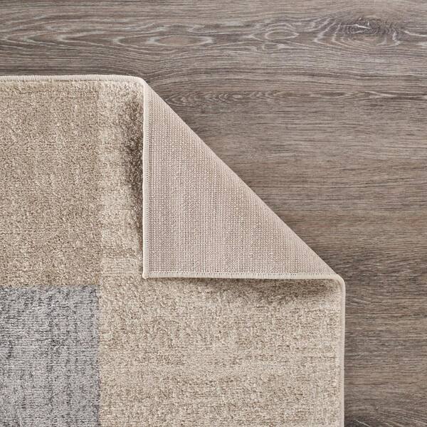 Unbranded - Dante Modern Pastel Multi-Color 7 ft. 9 in. x 9 ft. 5 in. Color Blocks Polypropylene Area Rug
