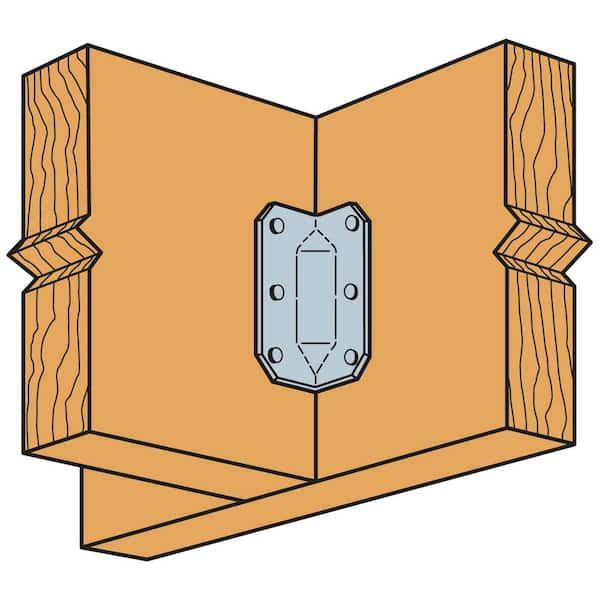 GA 3-1/4 in. 18-Gauge Galvanized Gusset Angle