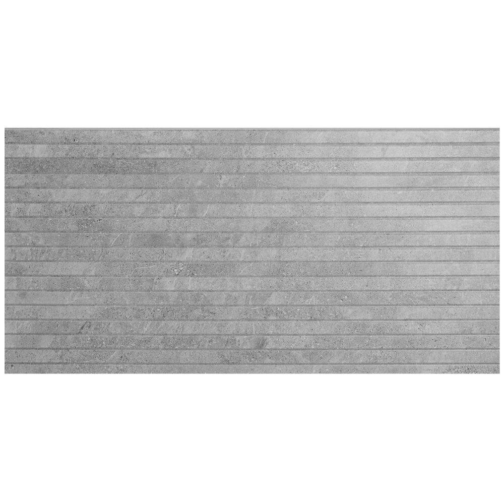 Lustro Ribbon Gray 4 in. x 0.39 in. Matte Porcelain Floor and Wall Tile Sample price history on PriceWatchPro